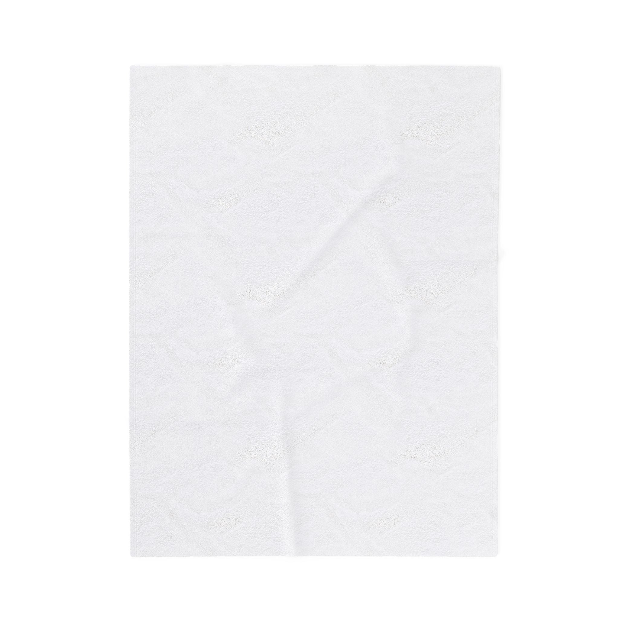 Velveteen Plush Blanket — "Trash Is Treasure" Beach Cleanup Quote Throw