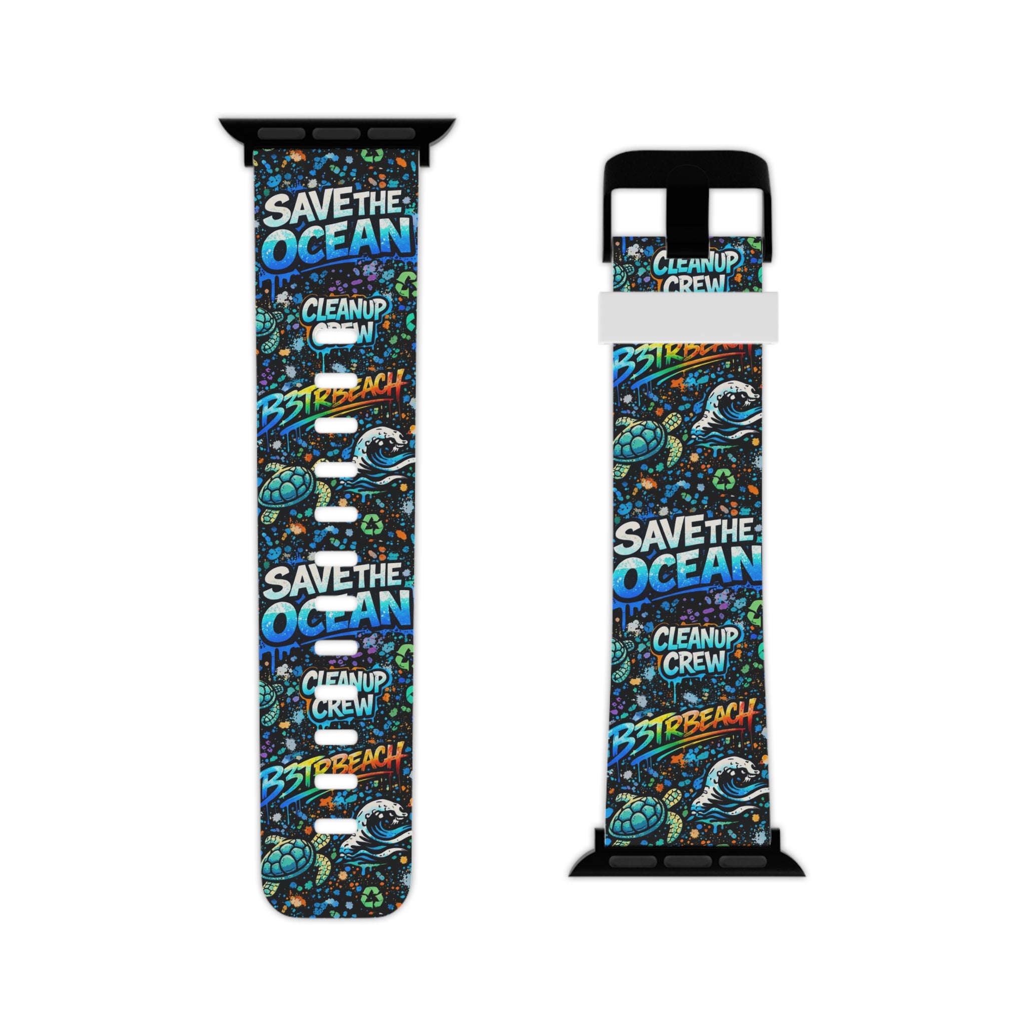 Save the Ocean Apple Watch Band — Cleanup Crew Ocean Conservation Strap