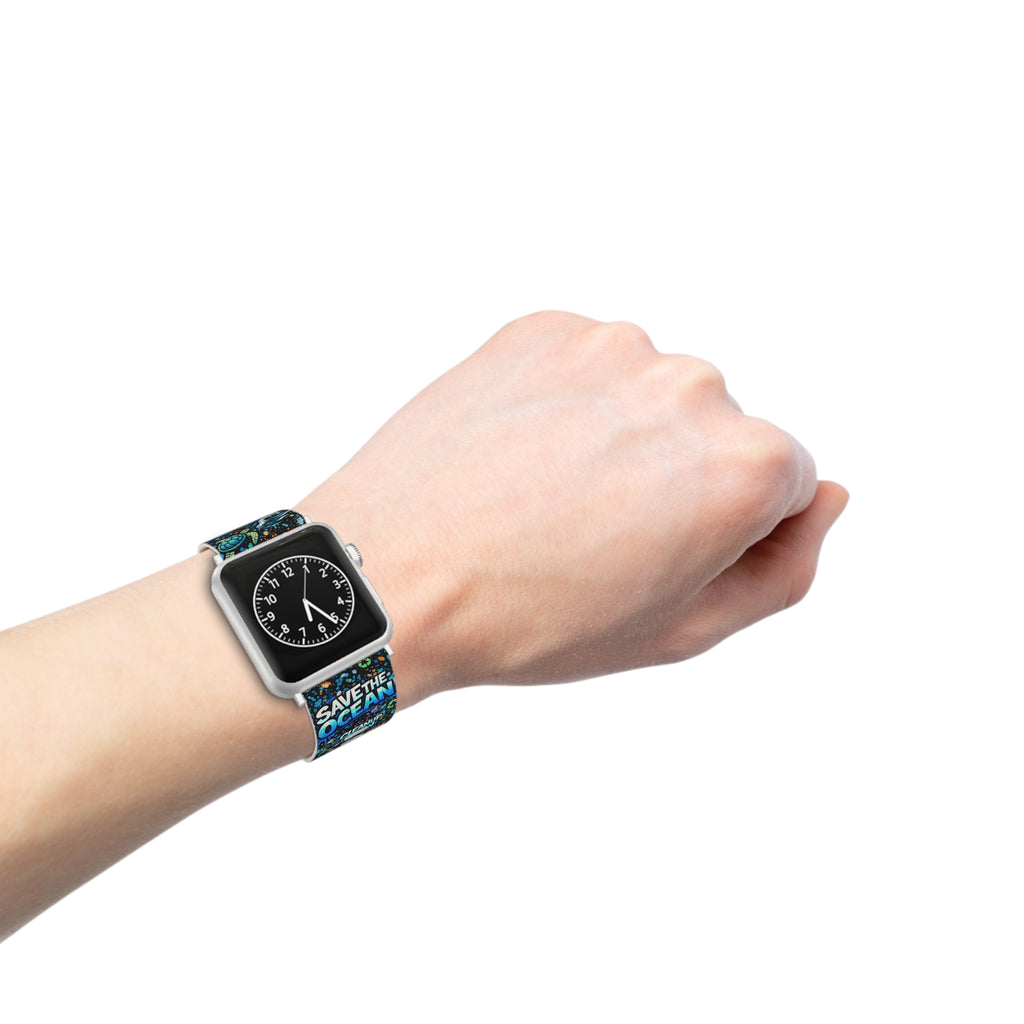 Save the Ocean Apple Watch Band — Cleanup Crew Ocean Conservation Strap
