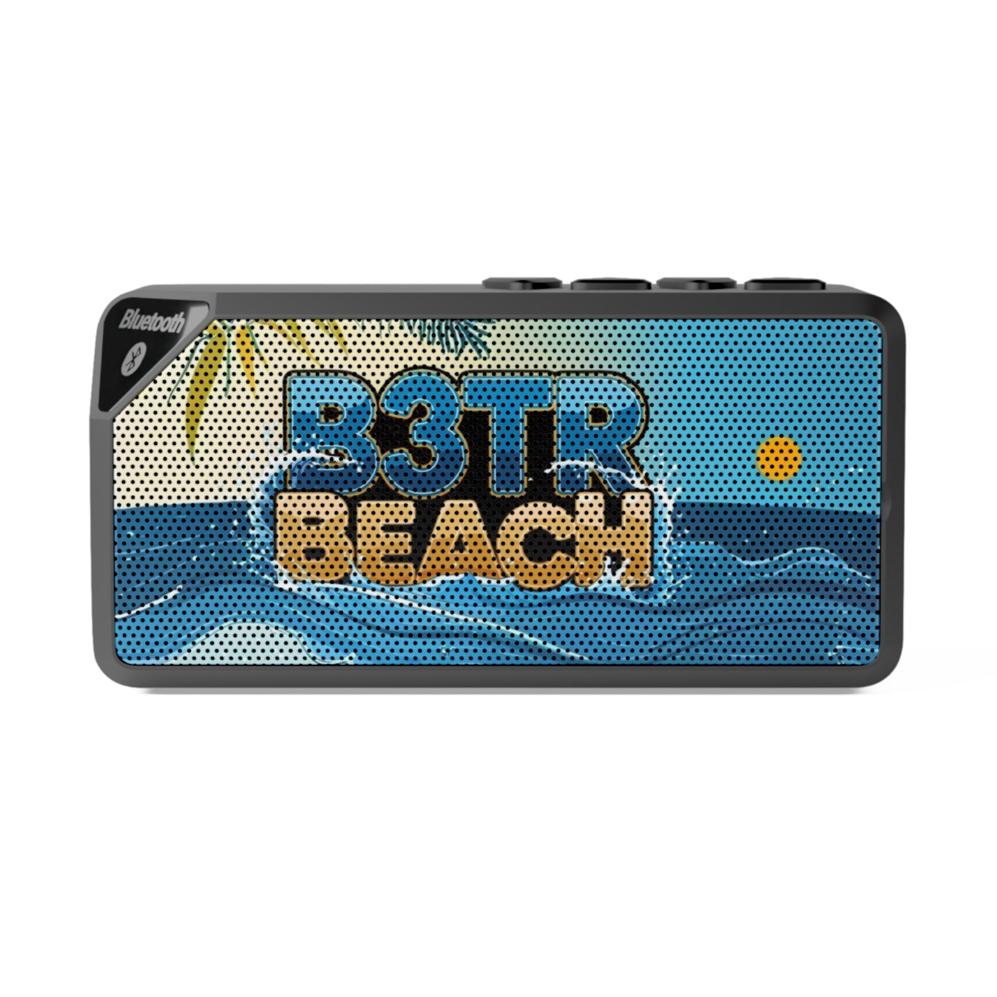 Bluetooth Speaker — B3TR Beach Graphic Portable Speaker