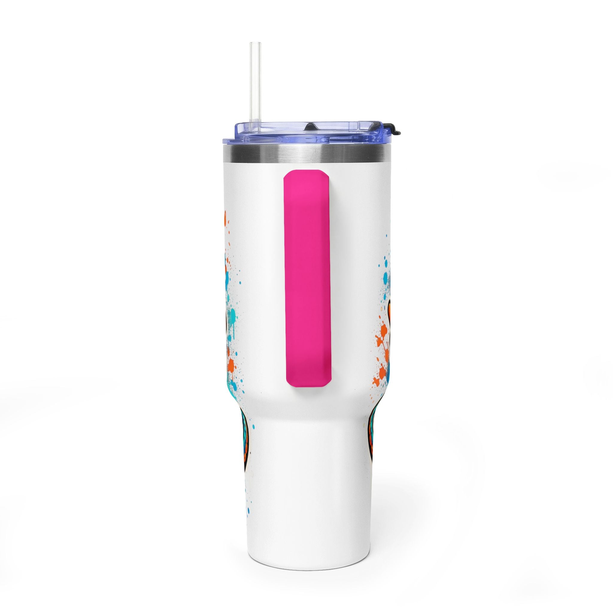 40oz Vacuum Tumbler — B3TR Beach Octopus Design (Insulated Travel Mug)