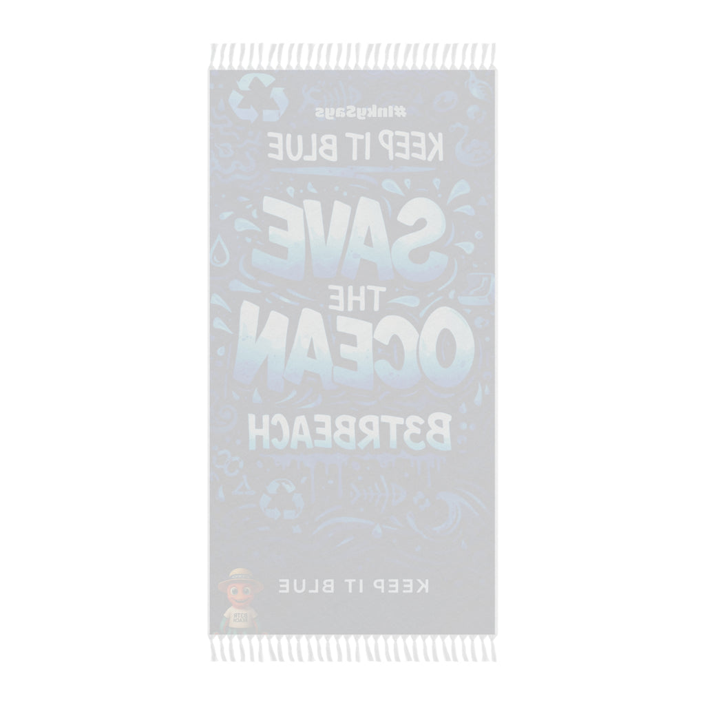🌊 SAVE THE OCEAN — B3TRBeach Graffiti Towel