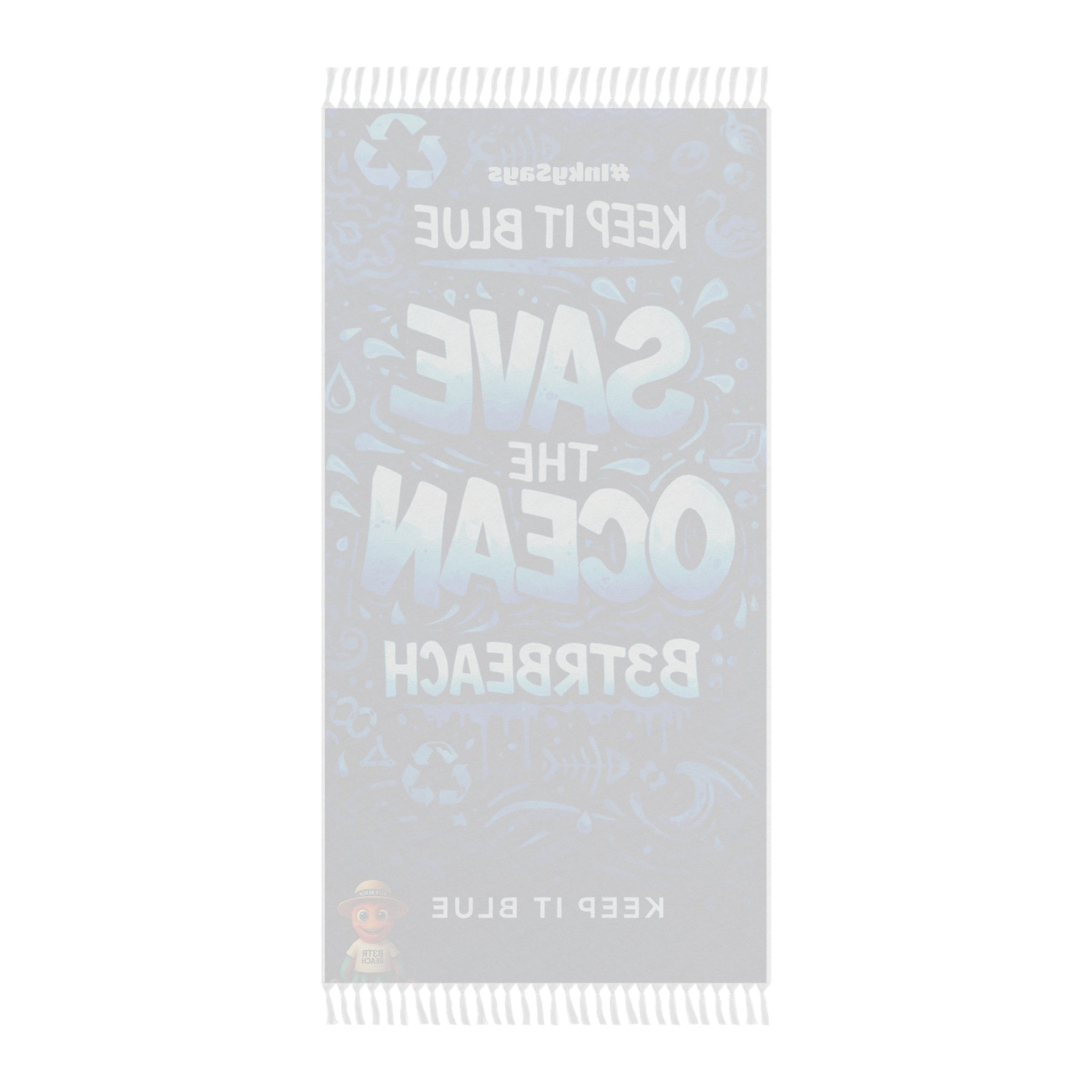 🌊 SAVE THE OCEAN — B3TRBeach Graffiti Towel