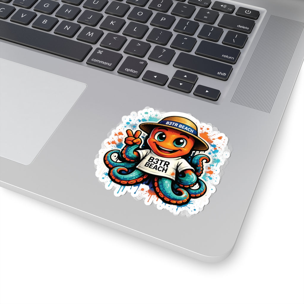 B3TR Beach Inky Sticker — Cute Surf Vibe Kiss-Cut Decal