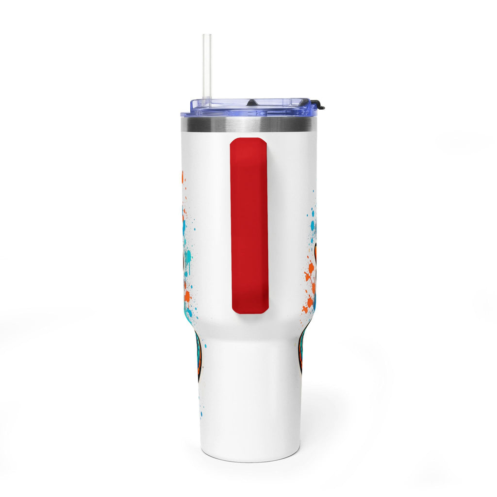 40oz Vacuum Tumbler — B3TR Beach Octopus Design (Insulated Travel Mug)