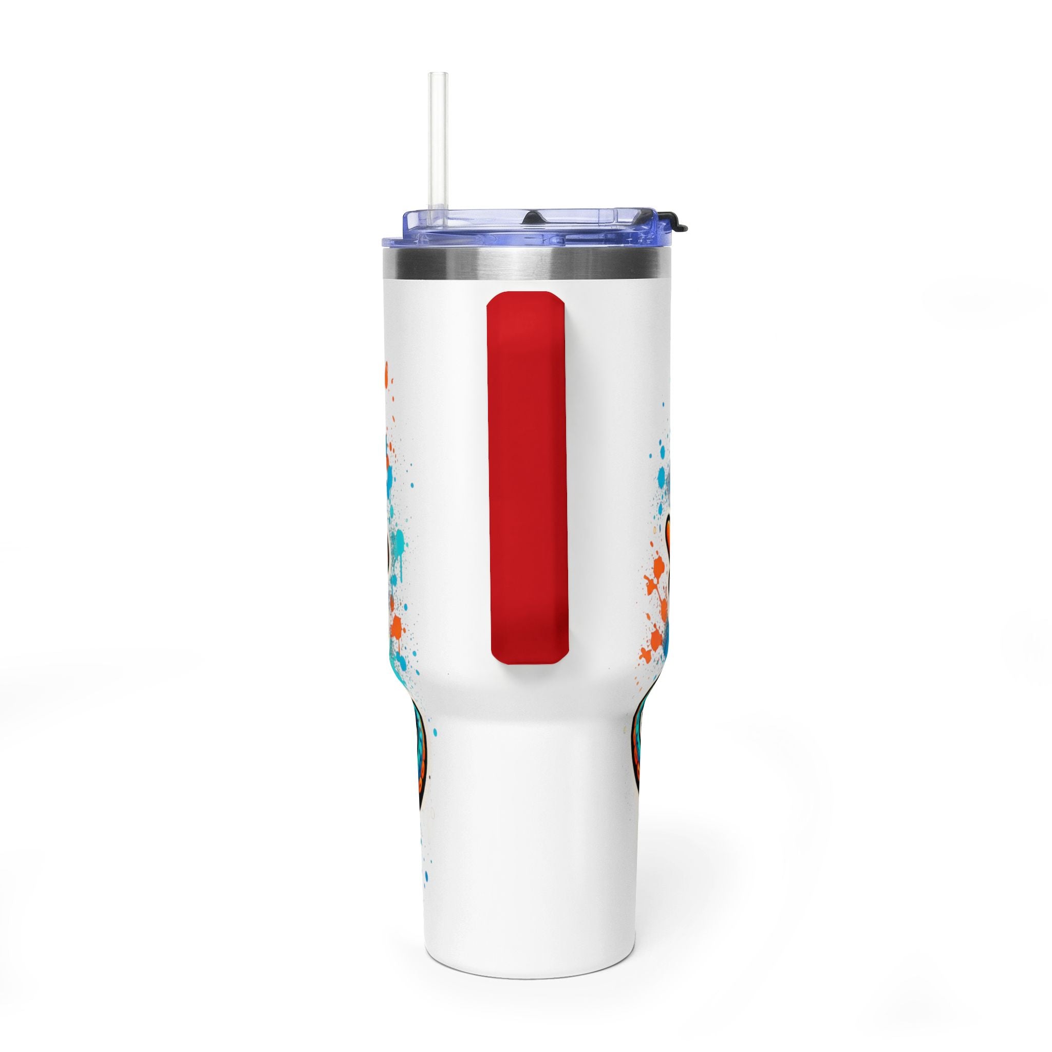 40oz Vacuum Tumbler — B3TR Beach Octopus Design (Insulated Travel Mug)