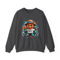 Inky B3TRBeach Crewneck Sweatshirt — Cute 'B3TR BEACH' Surf Octopus Graphic