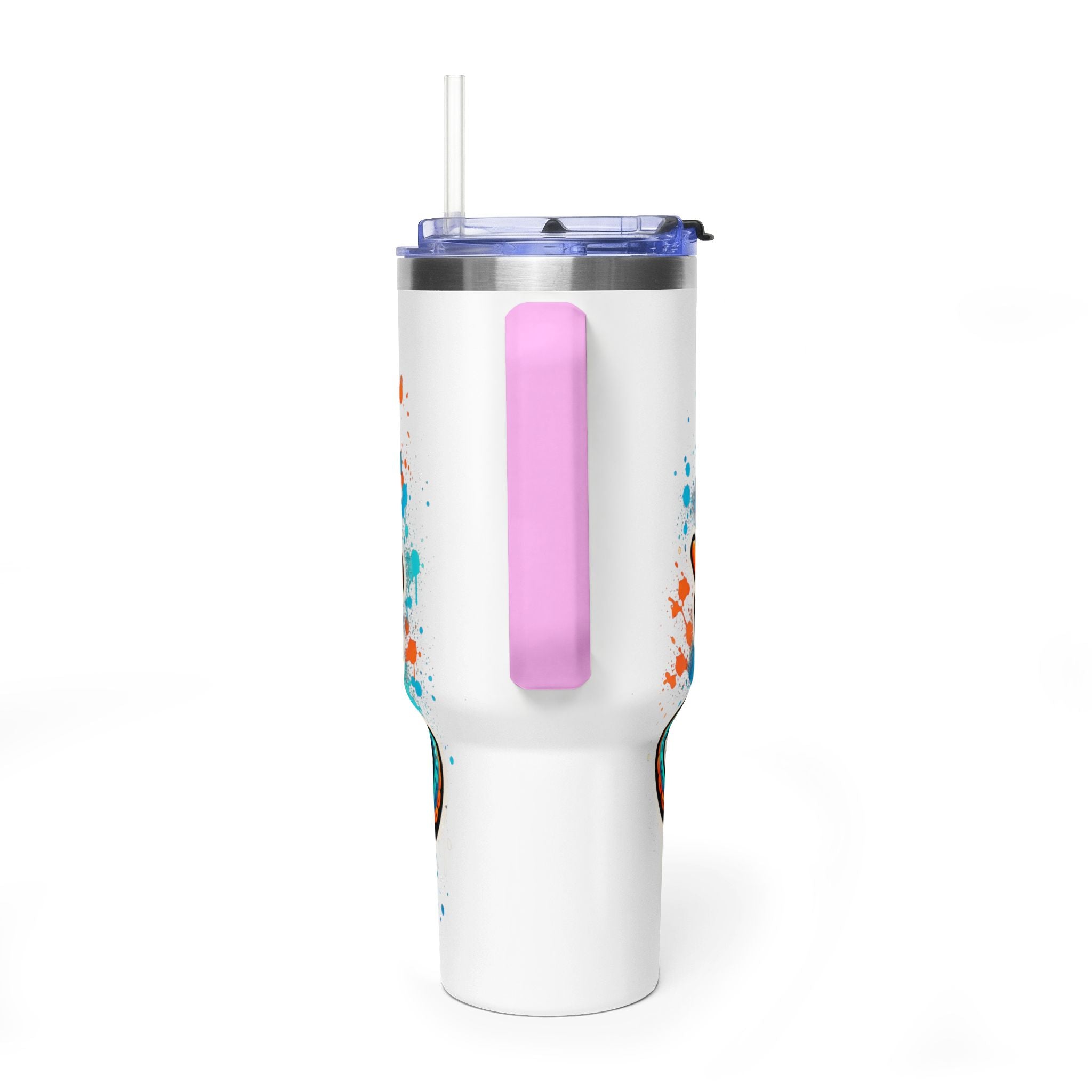 40oz Vacuum Tumbler — B3TR Beach Octopus Design (Insulated Travel Mug)