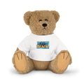 Teddy Bear Plush with 'B3TR BEACH' Graphic Tee — Cute Beach-Themed Gift