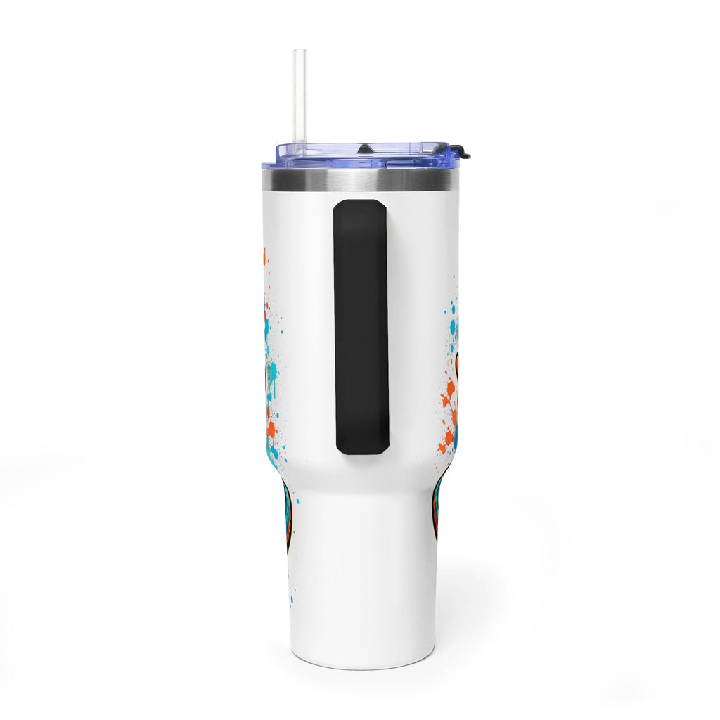 40oz Vacuum Tumbler — B3TR Beach Octopus Design (Insulated Travel Mug)
