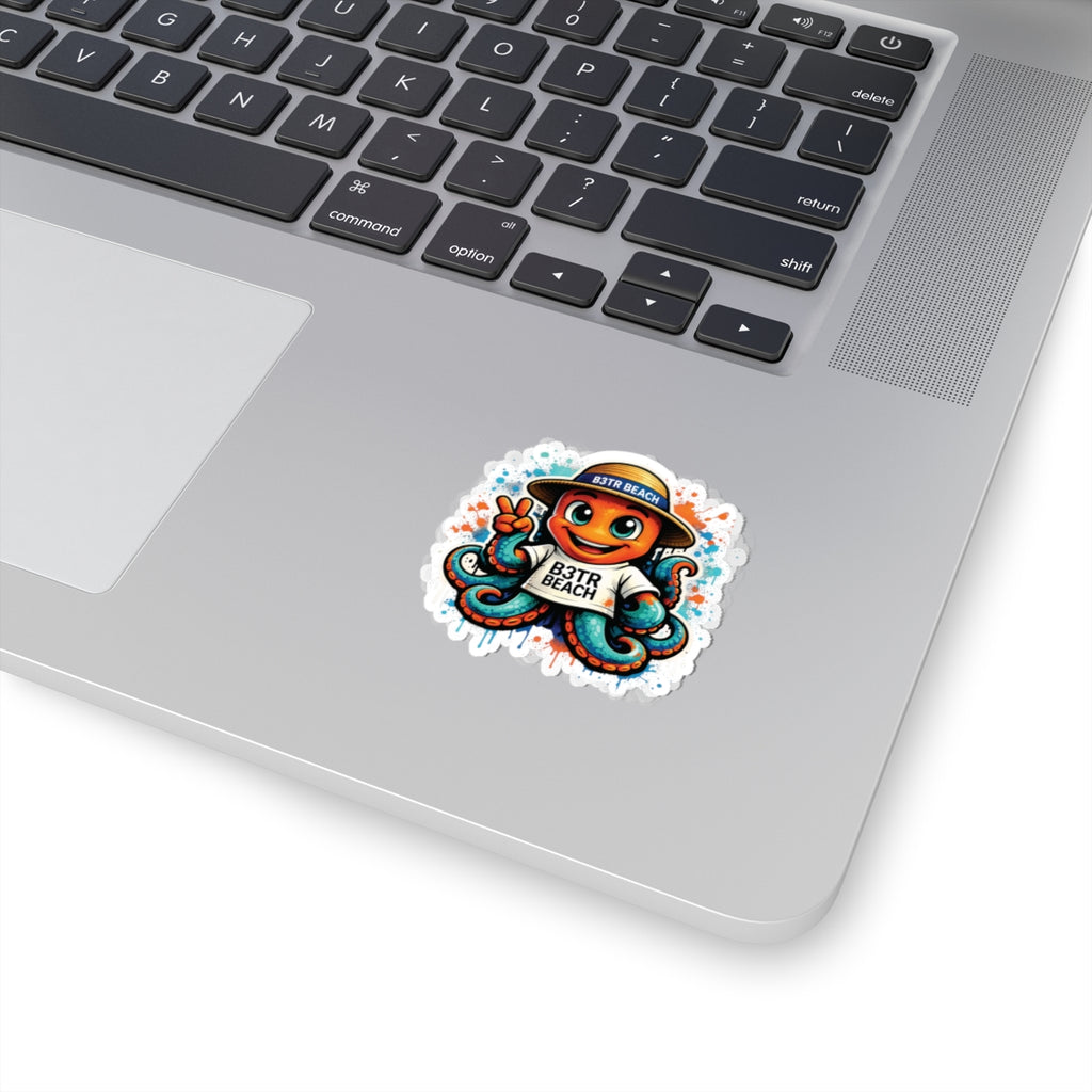 B3TR Beach Inky Sticker — Cute Surf Vibe Kiss-Cut Decal