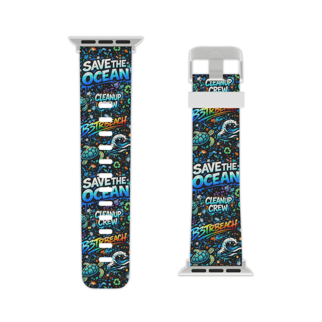 Save the Ocean Apple Watch Band — Cleanup Crew Ocean Conservation Strap