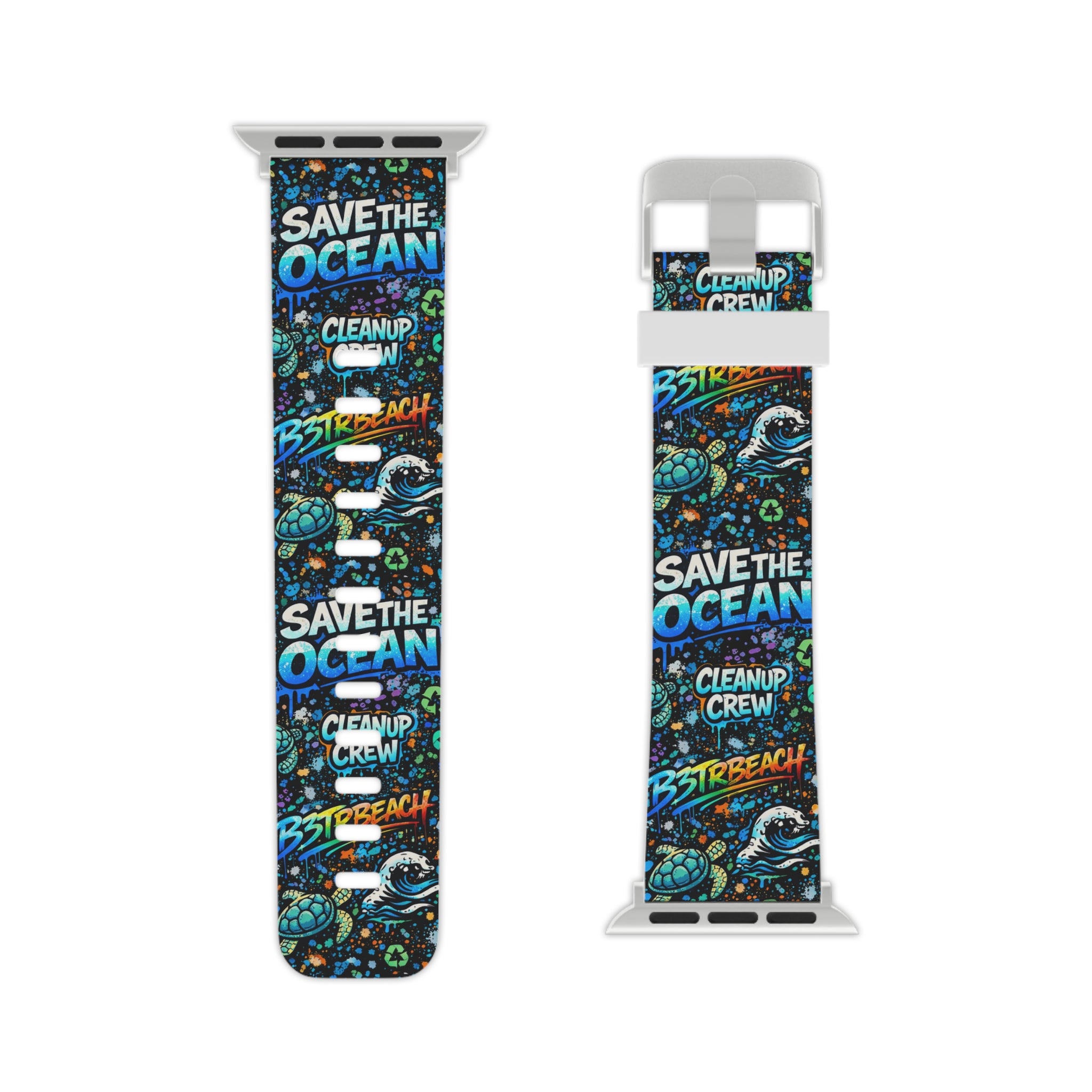 Save the Ocean Apple Watch Band — Cleanup Crew Ocean Conservation Strap