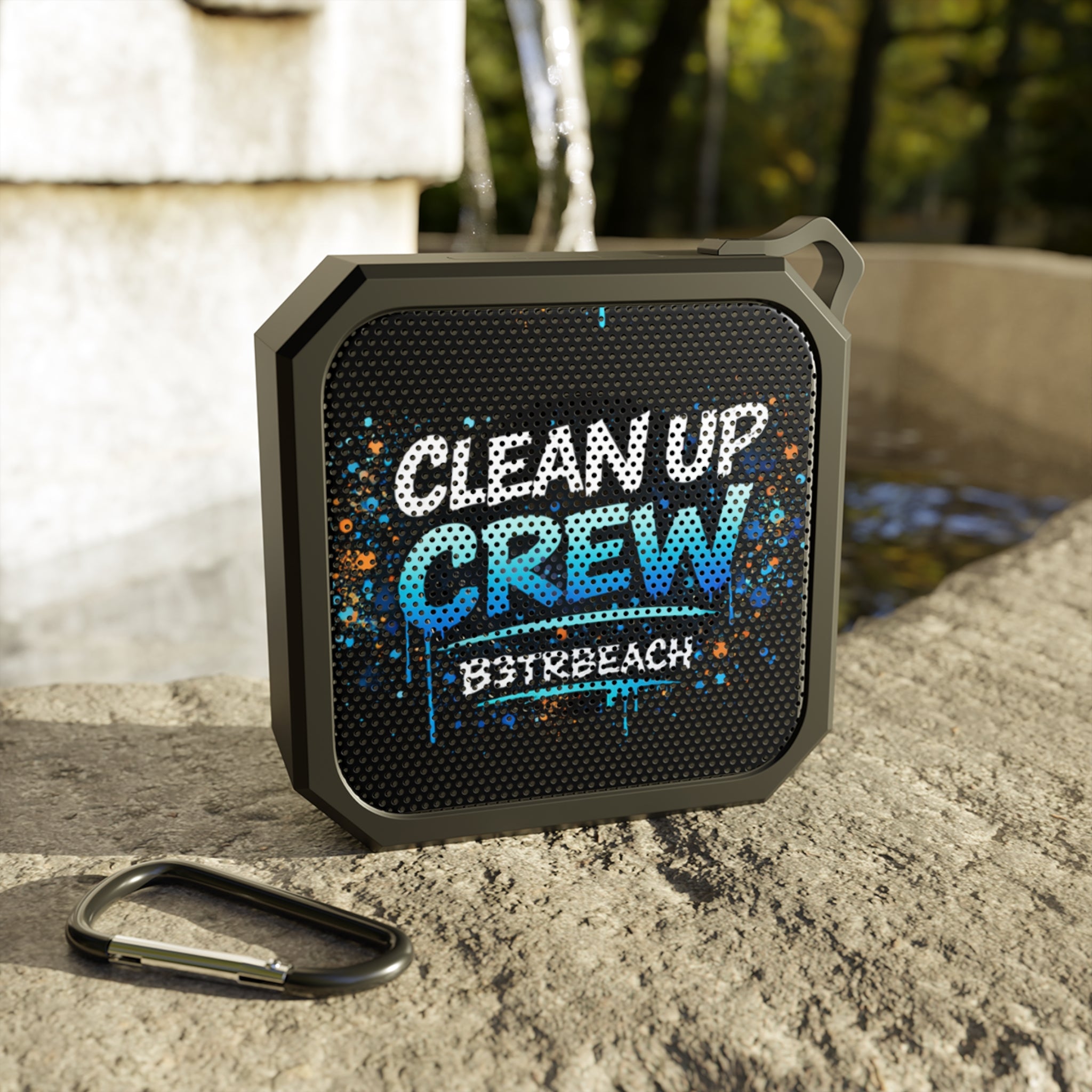 Clean Up Crew Bluetooth Speaker — Portable Outdoor Waterproof Speaker for Beach & Park Cleanup
