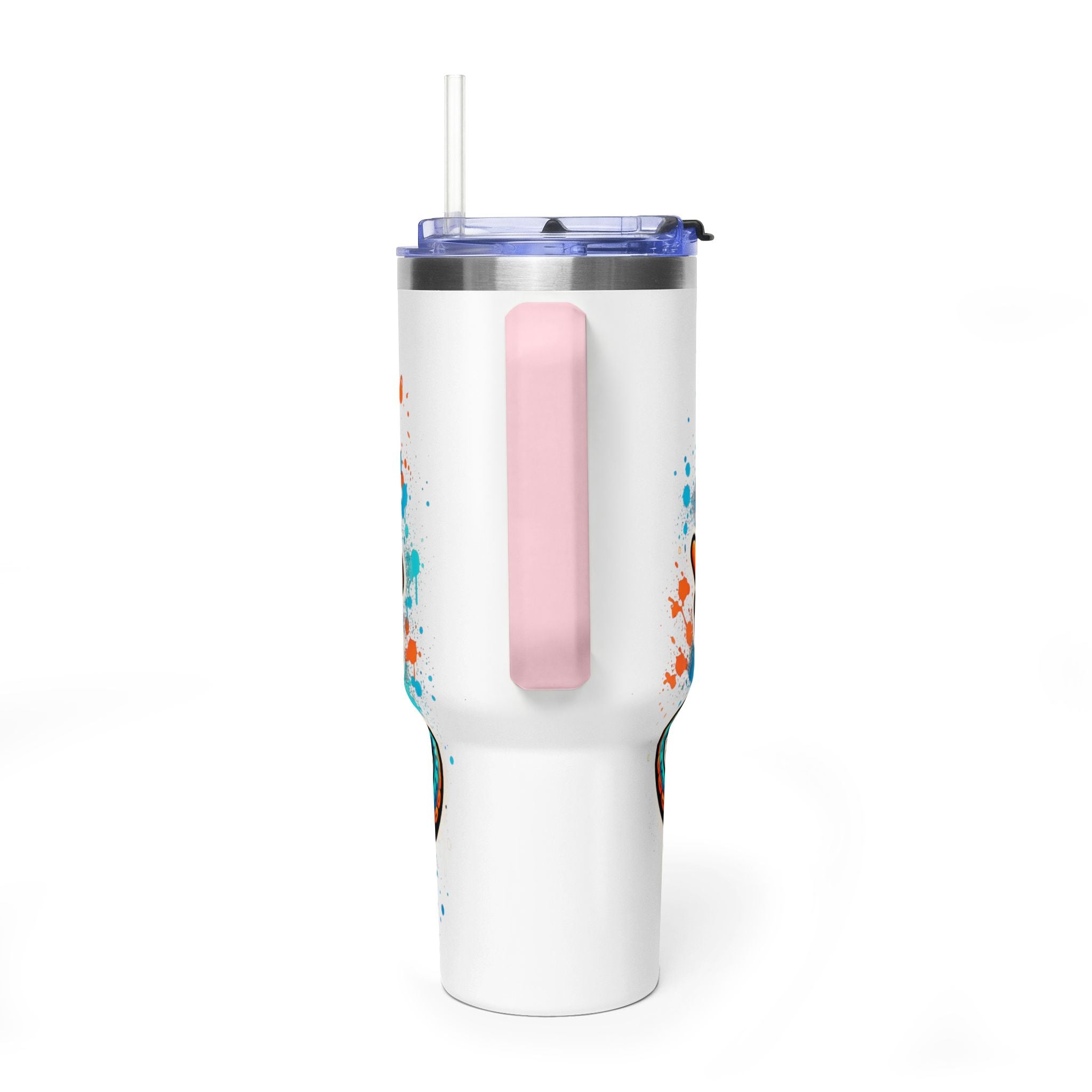 40oz Vacuum Tumbler — B3TR Beach Octopus Design (Insulated Travel Mug)
