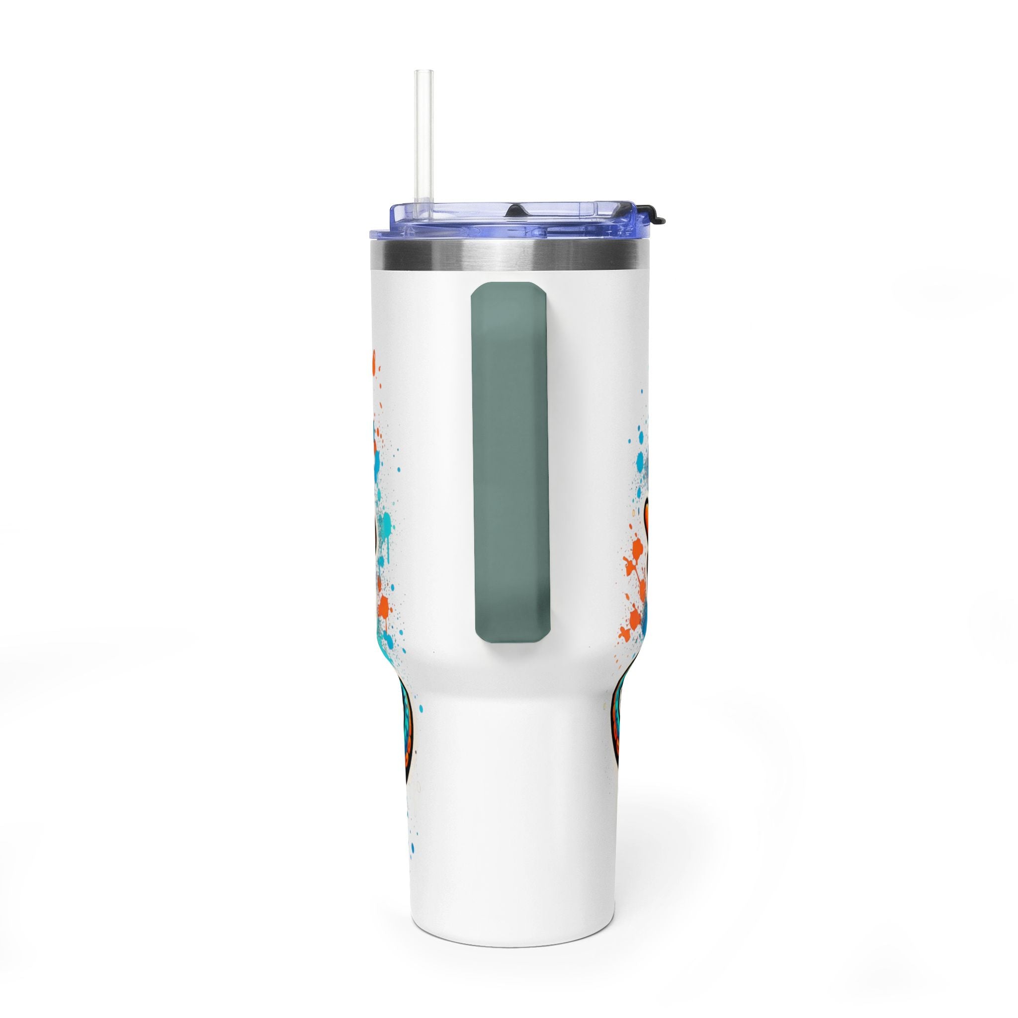 40oz Vacuum Tumbler — B3TR Beach Octopus Design (Insulated Travel Mug)
