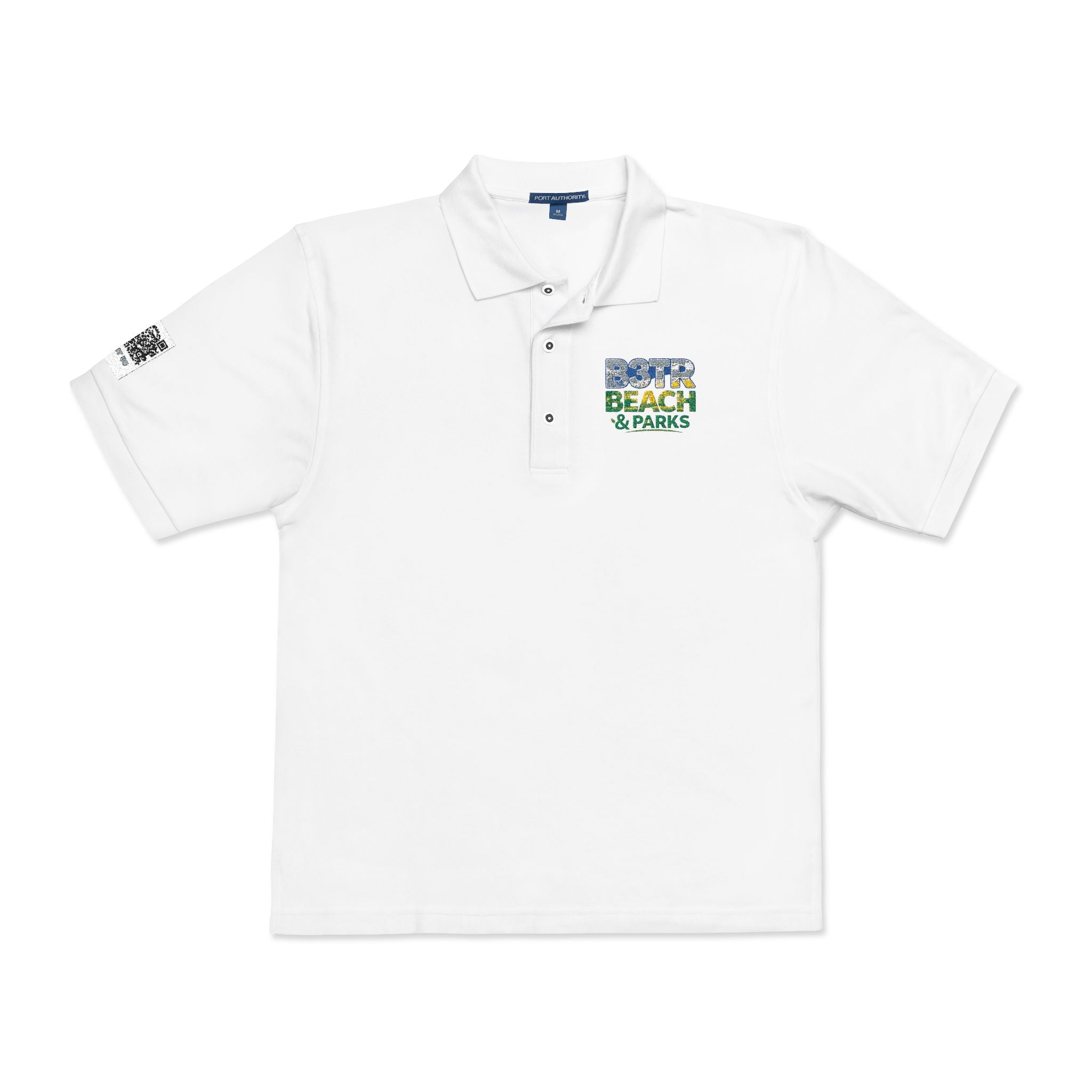 Embroidered "Beach & Parks" Polo Shirt — Coastal Logo Polo