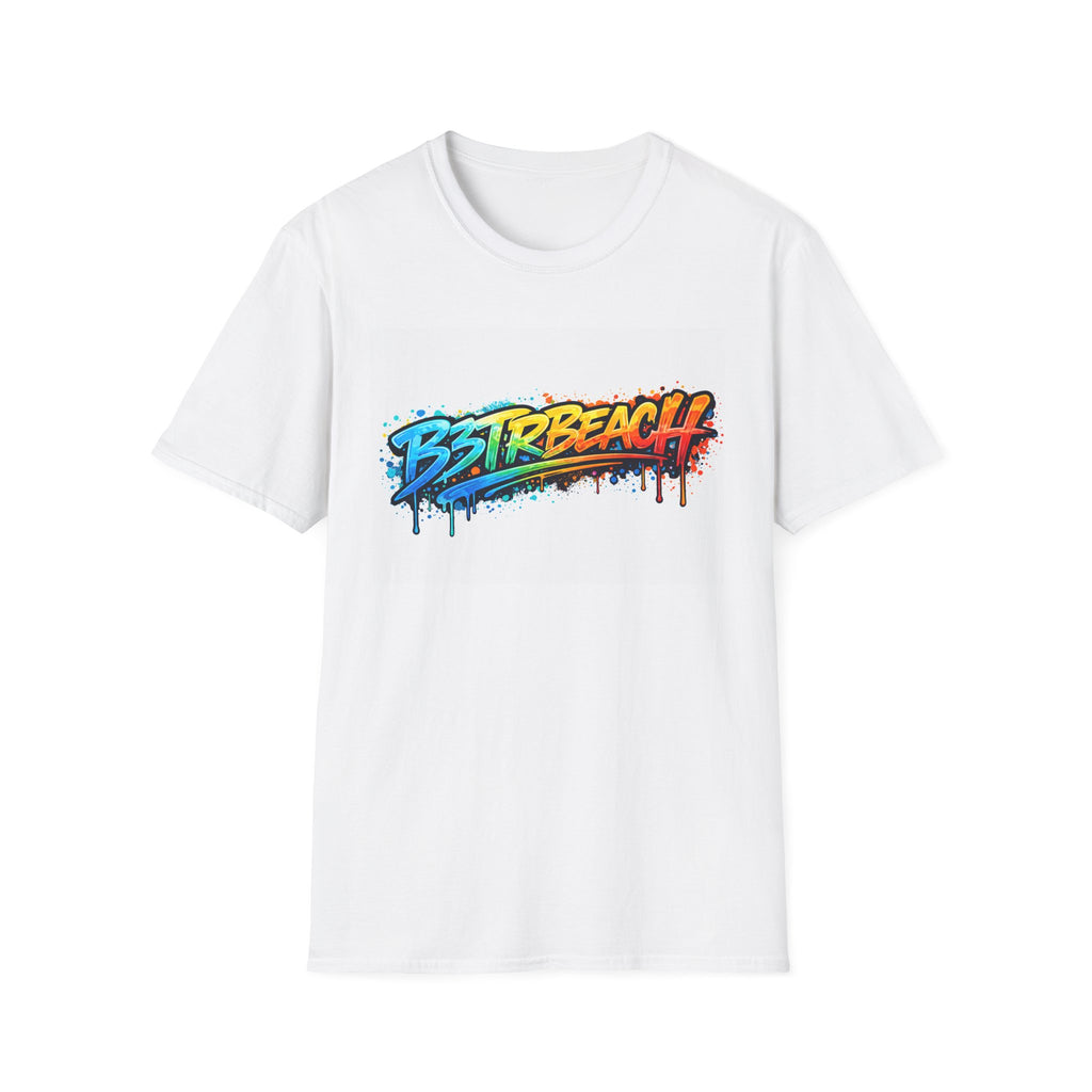 B3TR Beach T-Shirt — Colorful Graffiti Inky Surf Tee