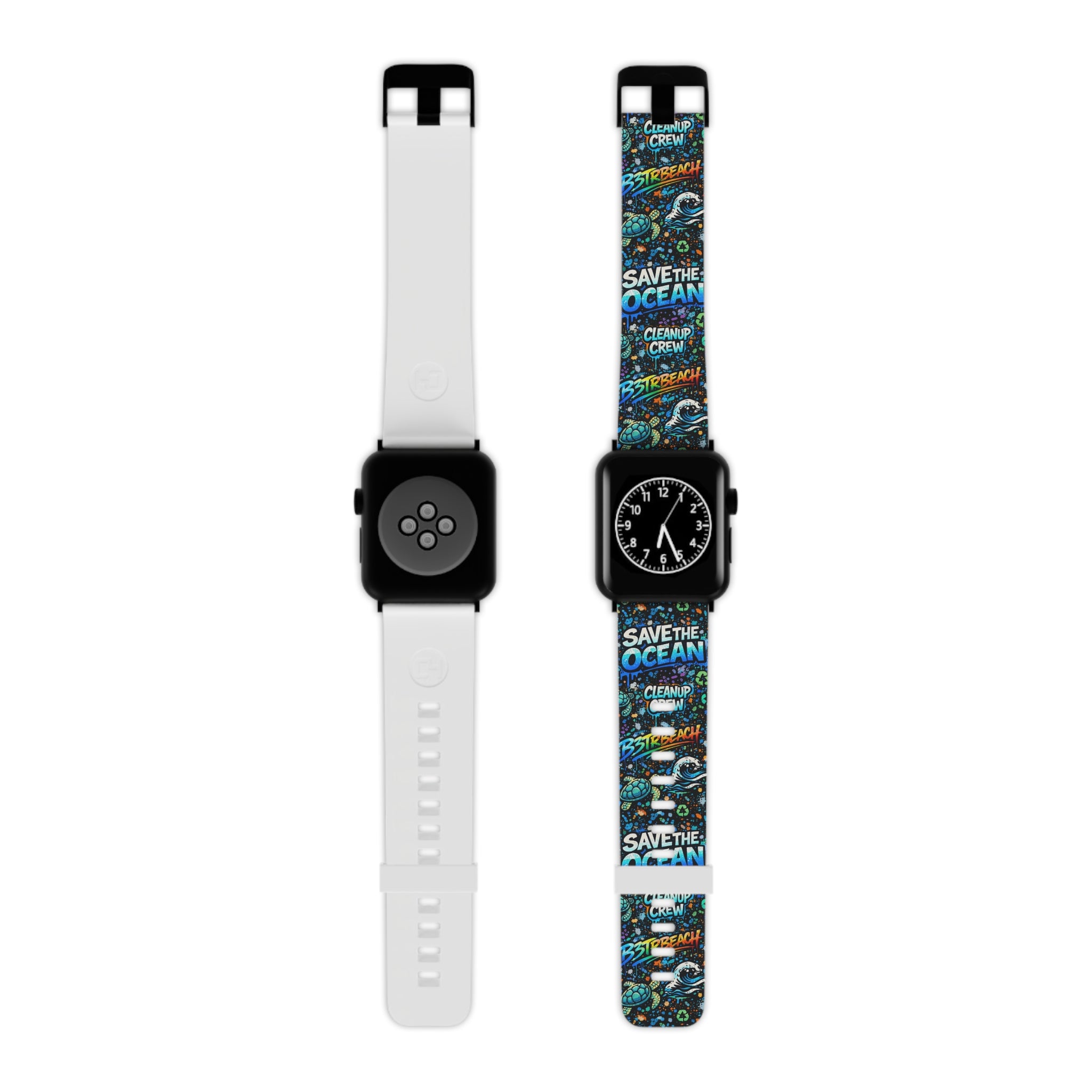 Save the Ocean Apple Watch Band — Cleanup Crew Ocean Conservation Strap